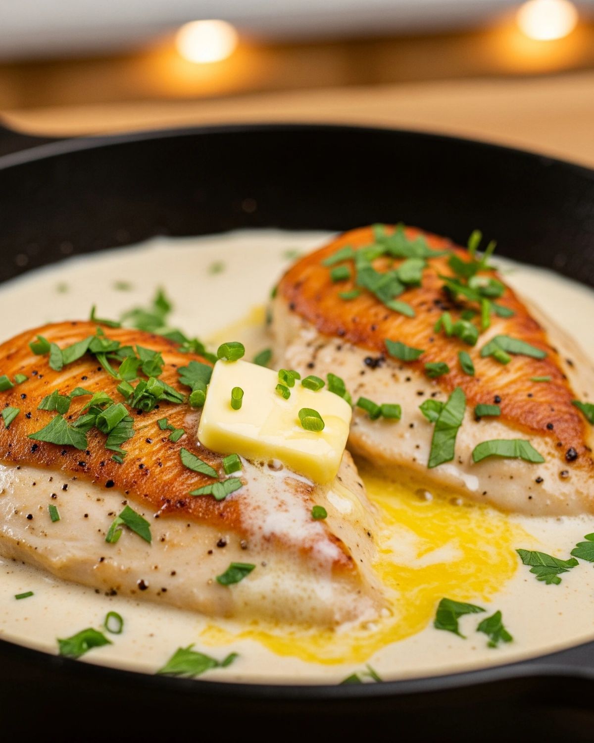 Chicken and Cream- Yummy Cluck